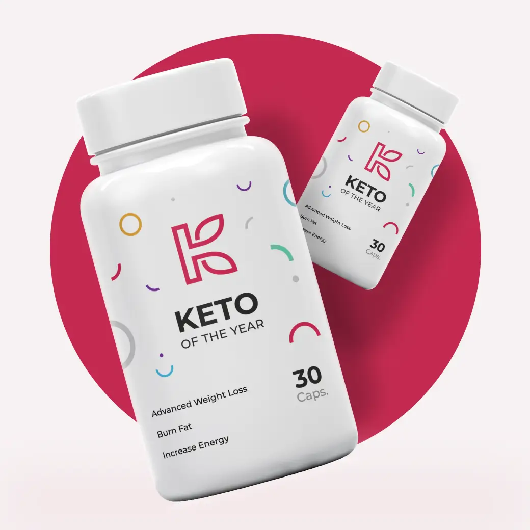 Keto of the Year - Landing page of ketogenic dietary supplement